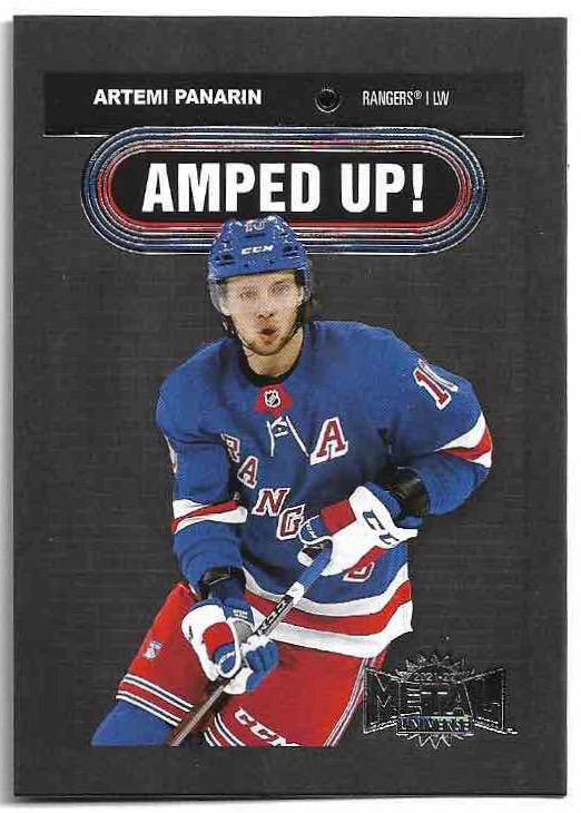 Amped Up! ARTEMI PANARIN 21-22 UD Metal Universe