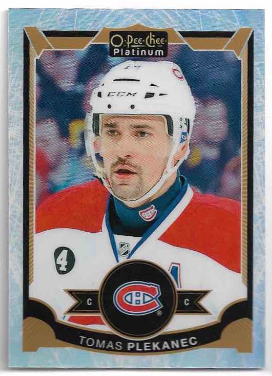 White Ice TOMÁŠ PLEKANEC 14-15 UD O-Pee-Chee OPC Platinum /199