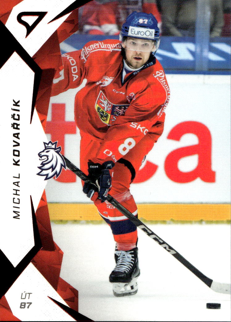 Red MICHAL KOVAŘČÍK 2025 SportZoo Hokejové Česko