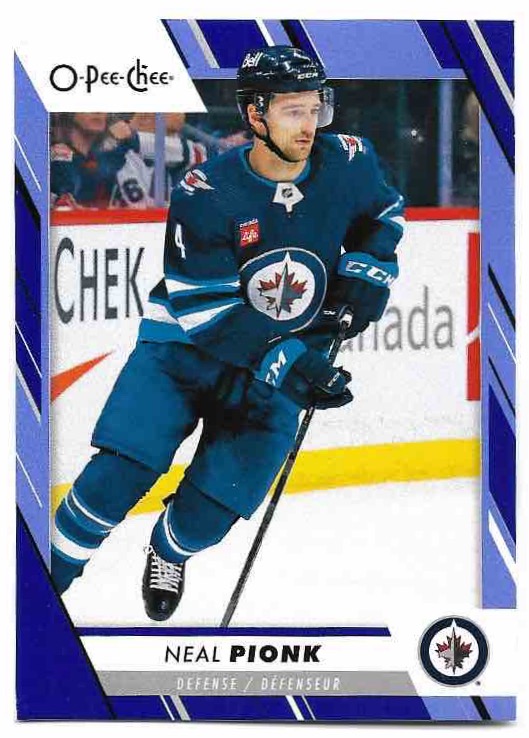 Blue Border NEAL PIONK 23-24 UD O-Pee-Chee OPC
