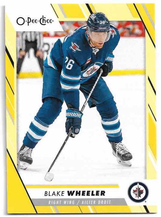 Yellow Border BLAKE WHEELER 23-24 UD O-Pee-Chee OPC
