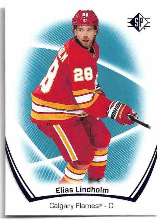 Blue ELIAS LINDHOLM 21-22 UD SP Hockey