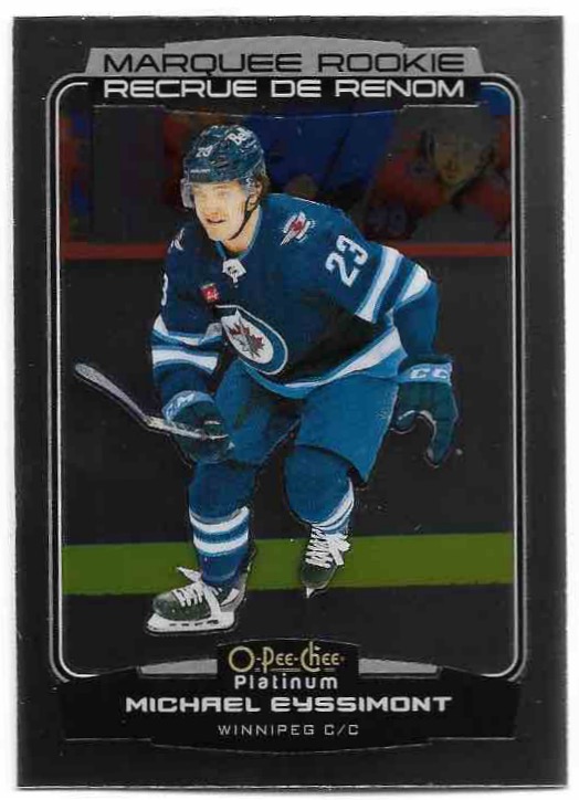 Marquee Rookie MICHAEL EYSSIMONT 22-23 UD O-Pee-Chee OPC Platinum