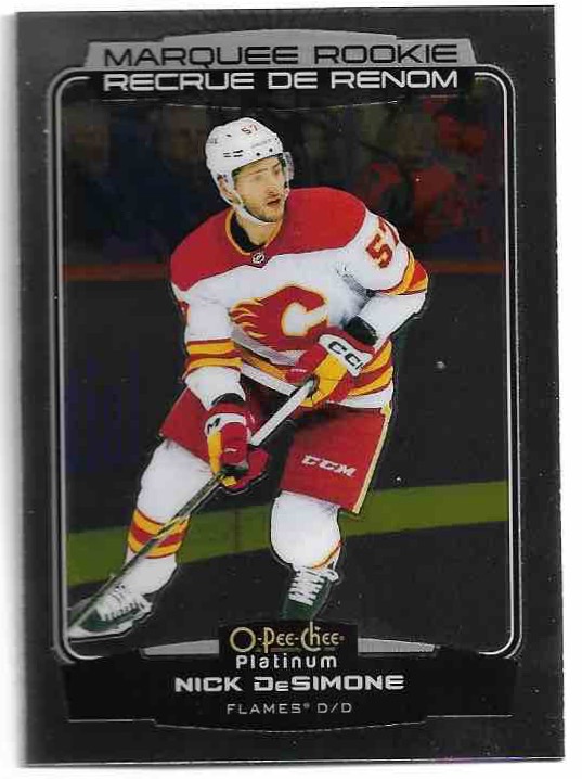 Marquee Rookie NICK DESIMONE 22-23 UD O-Pee-Chee OPC Platinum