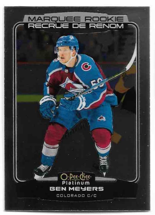 Marquee Rookie BEN MEYERS 22-23 UD O-Pee-Chee OPC Platinum