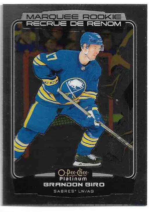 Marquee Rookie BRANDON BIRO 22-23 UD O-Pee-Chee OPC Platinum
