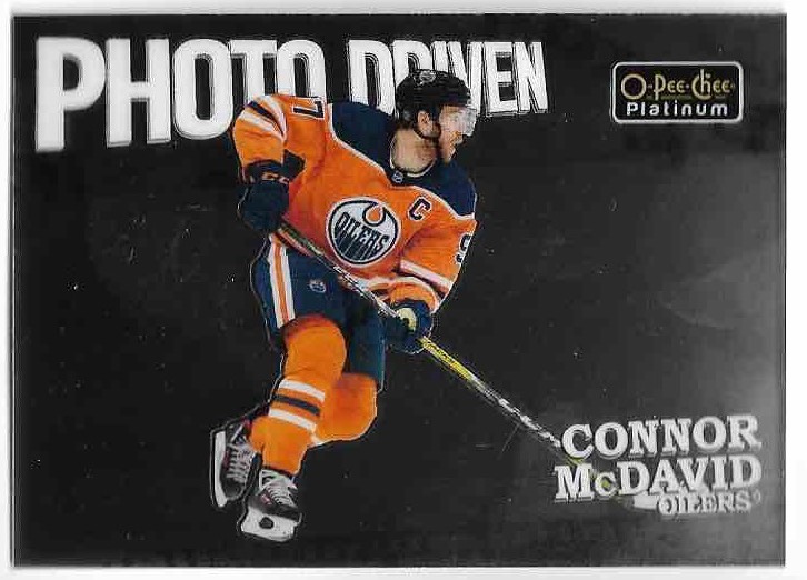 Photo Driven CONNOR MCDAVID 22-23 UD O-Pee-Chee OPC Platinum