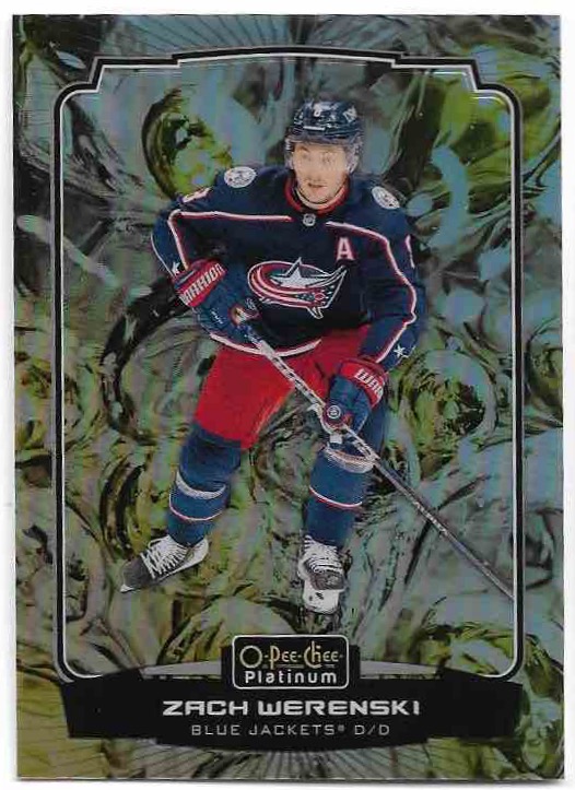 Liquid Metal ZACH WERENSKI 22-23 UD O-Pee-Chee OPC Platinum /349