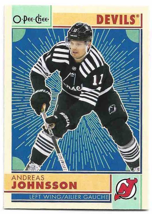 Retro ANDREAS JOHNSSON 22-23 UD O-Pee-Chee OPC