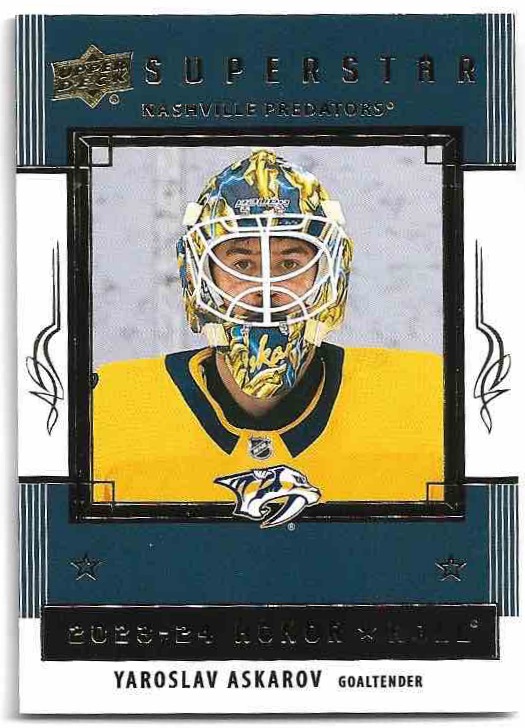 Rookie Honor Roll YAROSLAV ASKAROV 23-24 UD Series 2