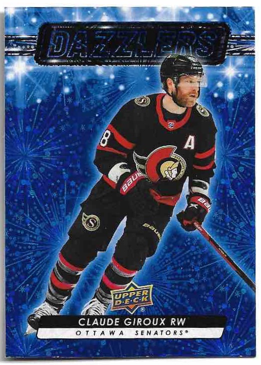 Dazzlers Blue CLAUDE GIROUX 23-24 UD Series 2