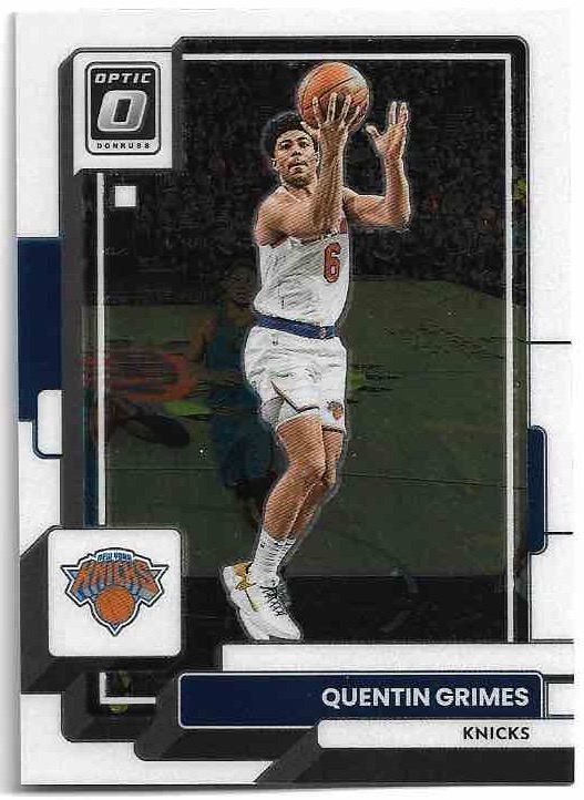 QUENTIN GRIMES 22-23 Panini Donruss Optic Basketball