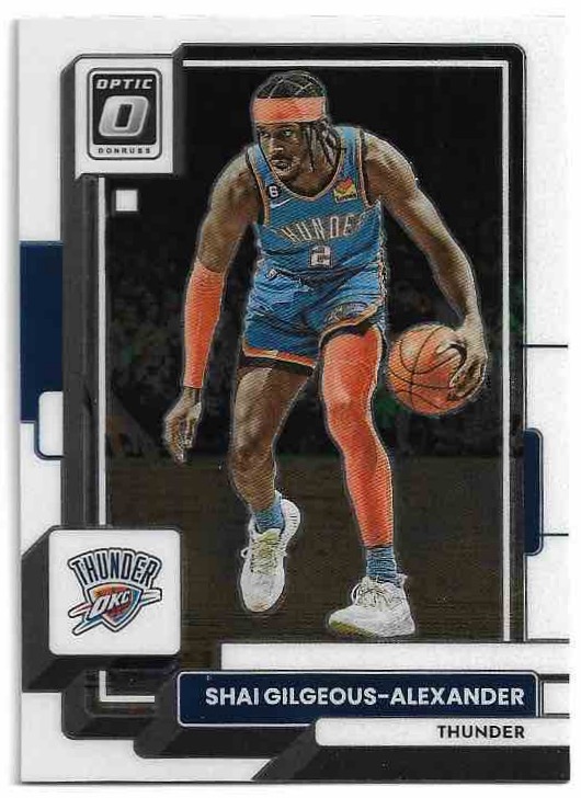 SHAI GILGEOUS-ALEXANDER 22-23 Panini Donruss Optic Basketball