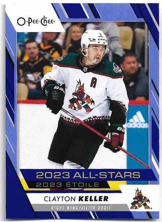 Blue Border All-Stars CLAYTON KELLER 23-24 UD O-Pee-Chee OPC