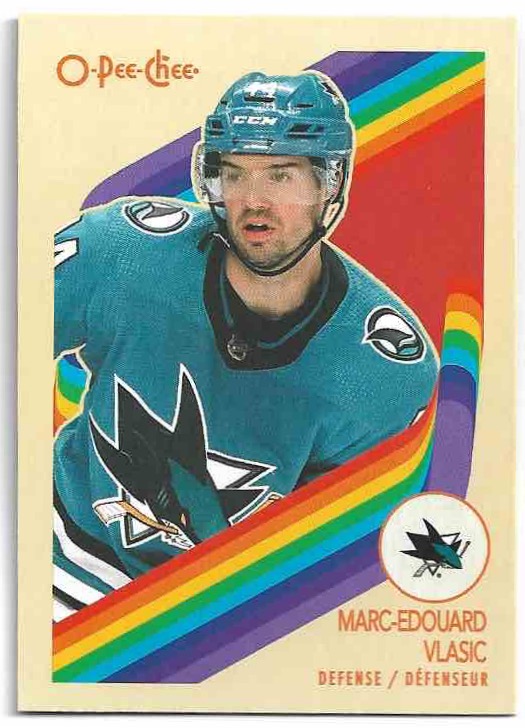 Blank Back Retro MARC-EDOUARD VLASIC 23-24 UD O-Pee-Chee OPC