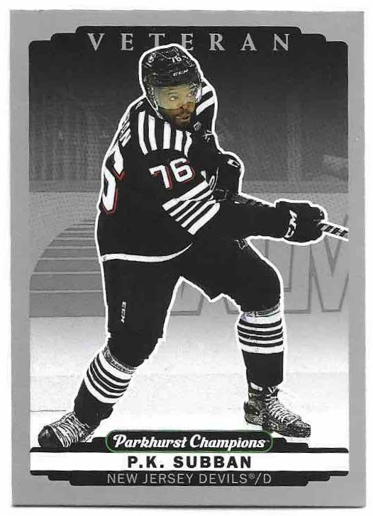 Silver P.K. SUBBAN 22-23 UD Parkhurst Champions