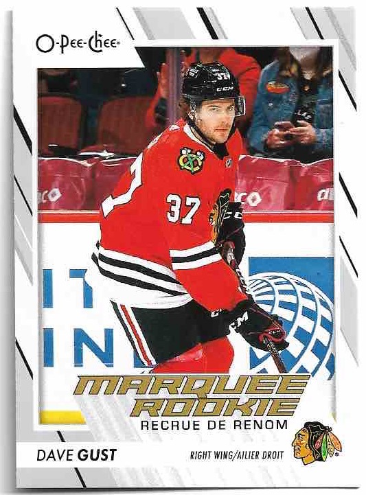 Marquee Rookie DAVE GUST 23-24 UD O-Pee-Chee OPC