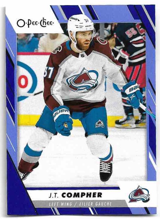 Blue Border J.T. COMPHER 23-24 UD O-Pee-Chee OPC