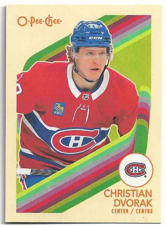 Retro CHRISTIAN DVORAK 23-24 UD O-Pee-Chee OPC