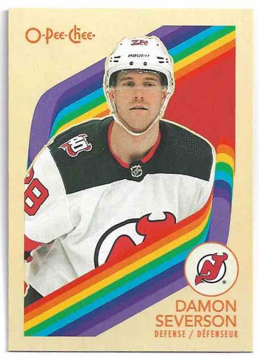 Retro DAMON SEVERSON 23-24 UD O-Pee-Chee OPC