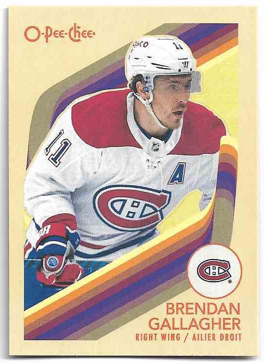 Retro BRENDAN GALLAGHER 23-24 UD O-Pee-Chee OPC