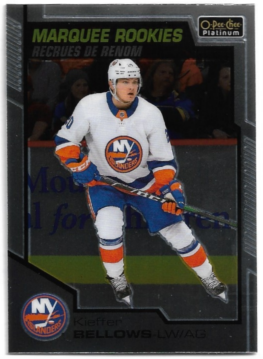Marquee Rookies KIEFFER BELLOWS 20-21 UD O-Pee-Chee OPC Platinum (tečka na povrchu výroby)