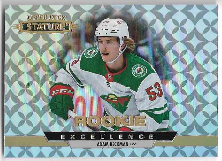 Rookie Excellence ADAM BECKMAN 21-22 UD Stature