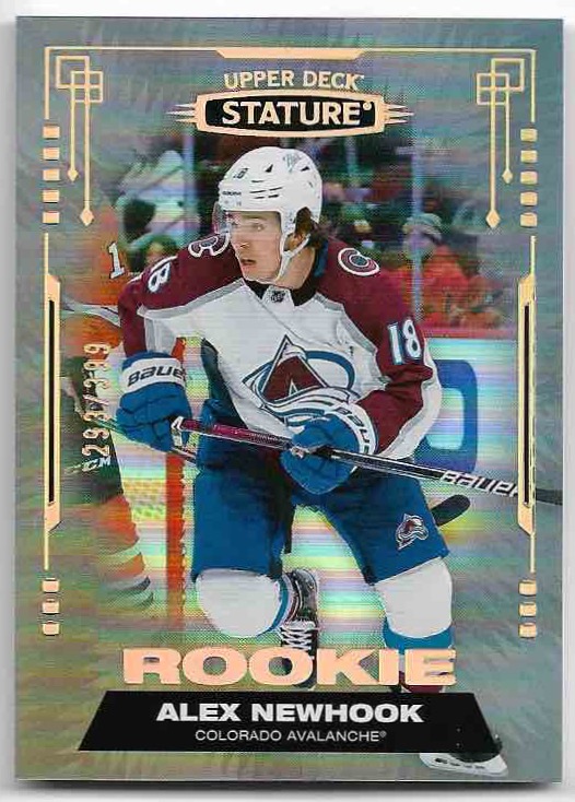Rookie ALEX NEWHOOK 21-22 UD Stature /399