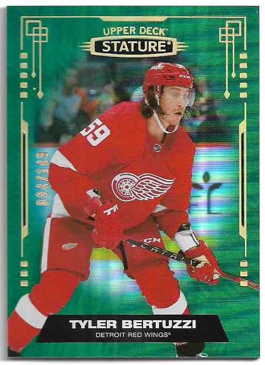 Green TYLER BERTUZZI 21-22 UD Stature /149