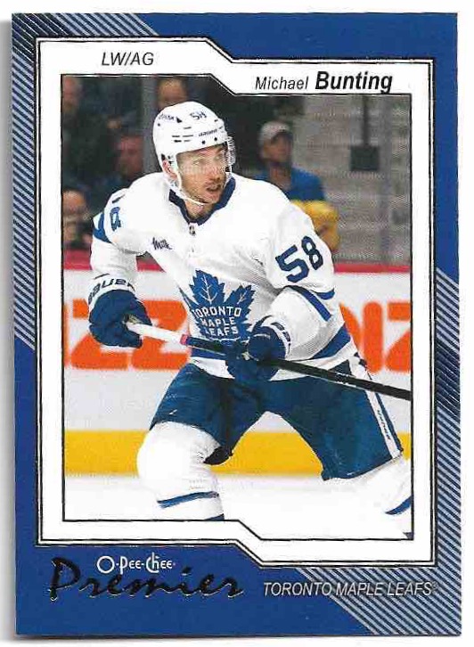 OPC Premier MICHAEL BUNTING 23-24 UD O-Pee-Chee OPC