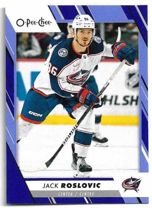 Blue Border JACK ROSLOVIC 23-24 UD O-Pee-Chee OPC