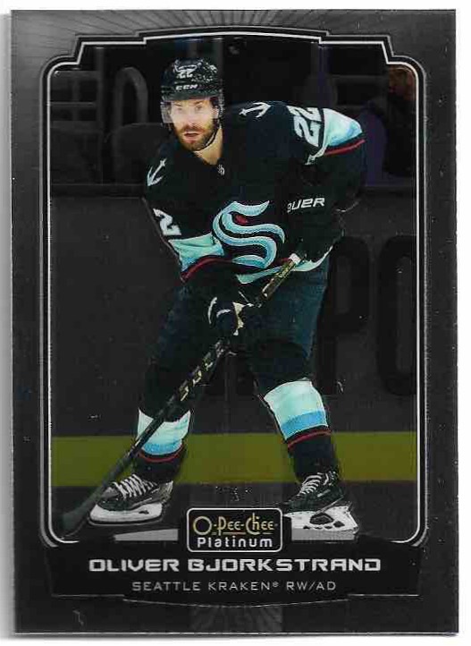 OLIVER BJORKSTRAND 22-23 UD O-Pee-Chee OPC Platinum