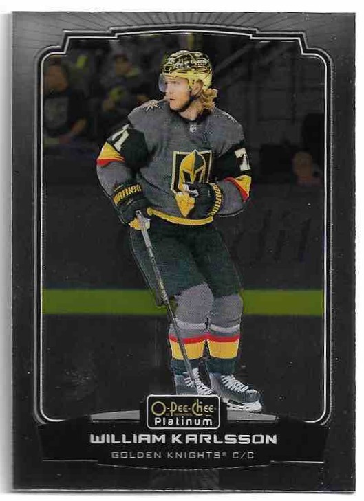 WILLIAM KARLSSON 22-23 UD O-Pee-Chee OPC Platinum