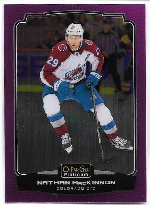 Matte Pink NATHAN MACKINNON 22-23 UD O-Pee-Chee OPC Platinum