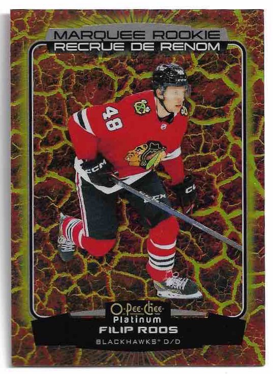 Hot Magma Marquee Rookie FILIP ROOS 22-23 UD O-Pee-Chee OPC Platinum /499