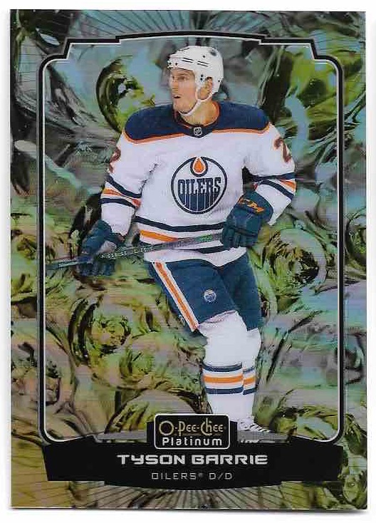 Liquid Metal TYSON BARRIE 22-23 UD O-Pee-Chee OPC Platinum /349