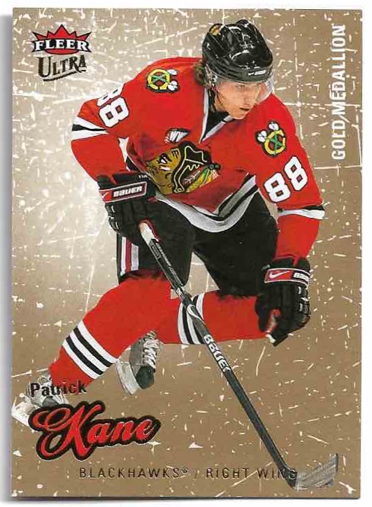 Gold Medallion PATRICK KANE 08-09 Fleer Ultra