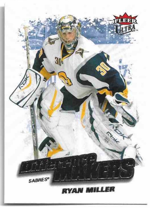 Difference Makers RYAN MILLER 08-09 Fleer Ultra