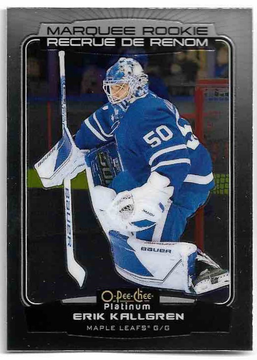 Marquee Rookie ERIK KALLGREN 22-23 UD O-Pee-Chee OPC Platinum