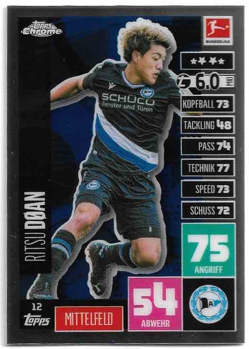 RITSU DOAN 20-21 Topps Chrome Match Attax Bundesliga