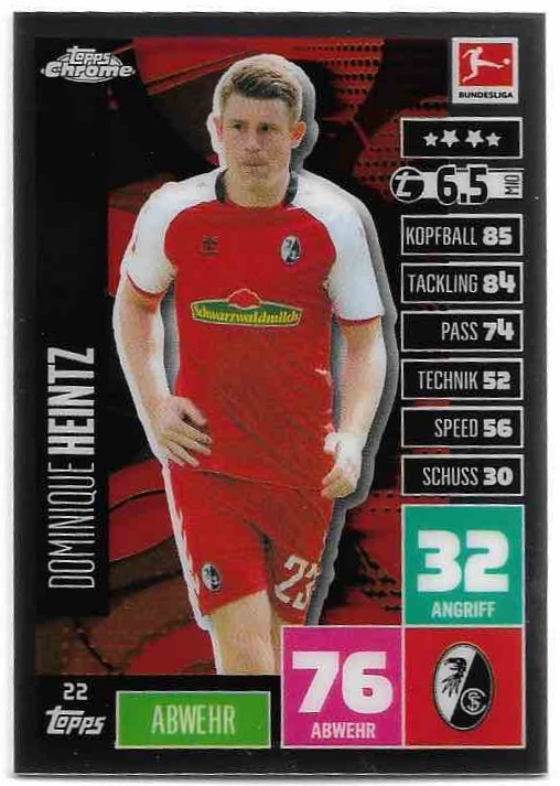 DOMINIQUE HEINTZ 20-21 Topps Chrome Match Attax Bundesliga