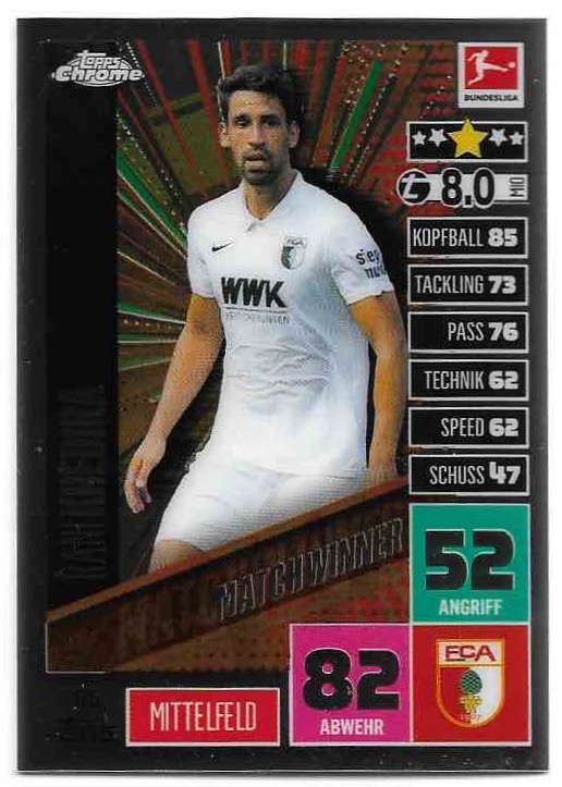 Matchwinner RANI KHEDIRA 20-21 Topps Chrome Match Attax Bundesliga