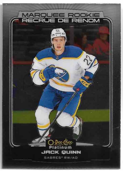 Marquee Rookie JACK QUINN 22-23 UD O-Pee-Chee OPC Platinum
