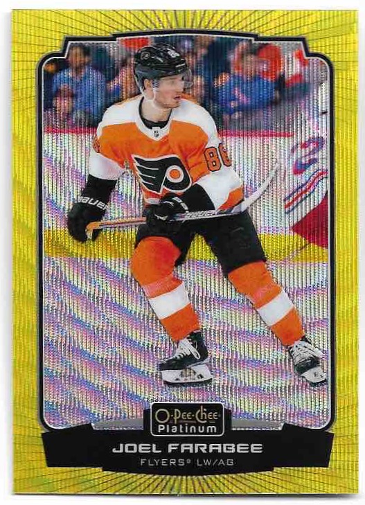 Neon Yellow Surge JOEL FARABEE 22-23 UD O-Pee-Chee OPC Platinum