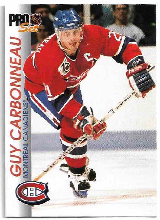GUY CARBONNEAU 92-93 Pro Set