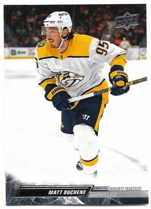 French Variation MATT DUCHENE 22-23 UD Series 2