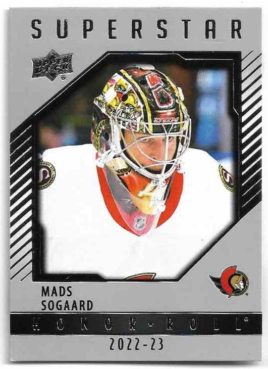Rookie Honor Roll MADS SOGAARD 22-23 UD Series 2