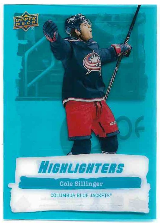 Blue Highlighters COLE SILLINGER 22-23 UD Series 2