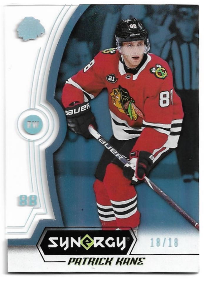 Clear White Parallel PATRICK KANE 18-19 UD Synergy /18