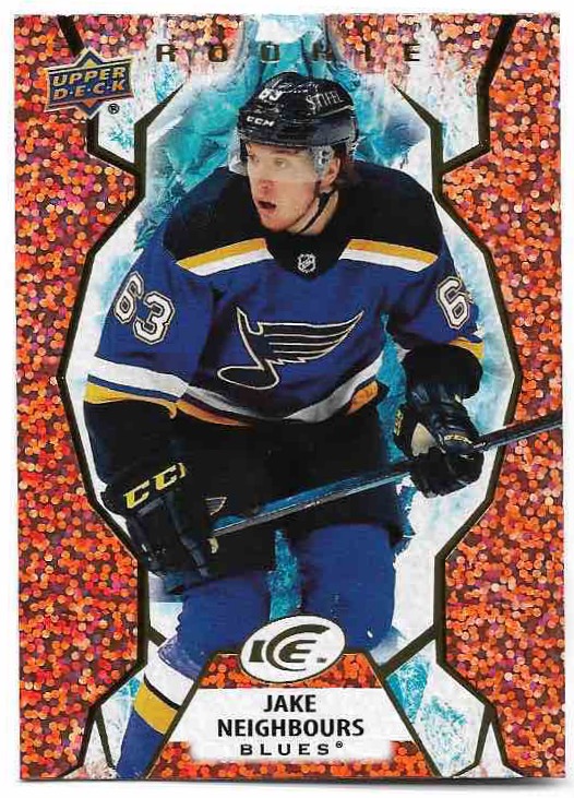 Rookie Orange JAKE NEIGHBOURS 21-22 UD Ice